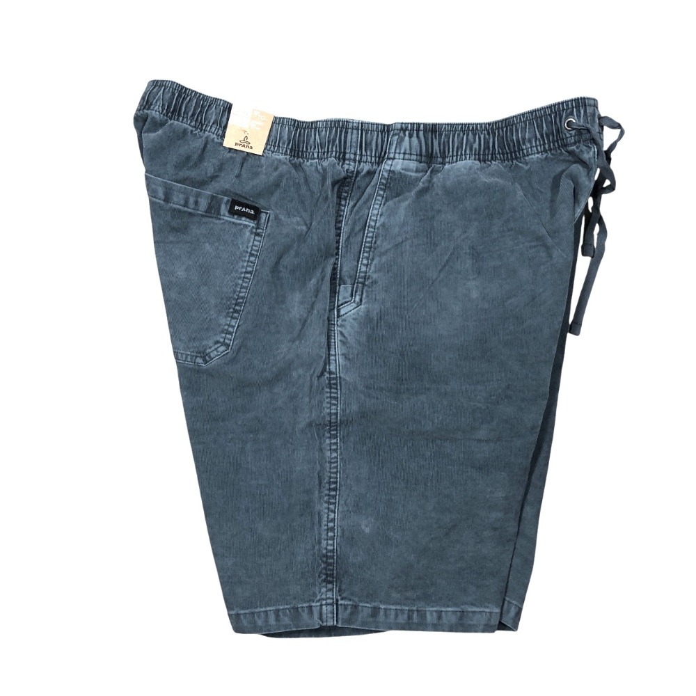 Prana Canyon Camp Shorts Mens XXL Corduroy‎ Elastic Waist (36-38) Pigment Dyed